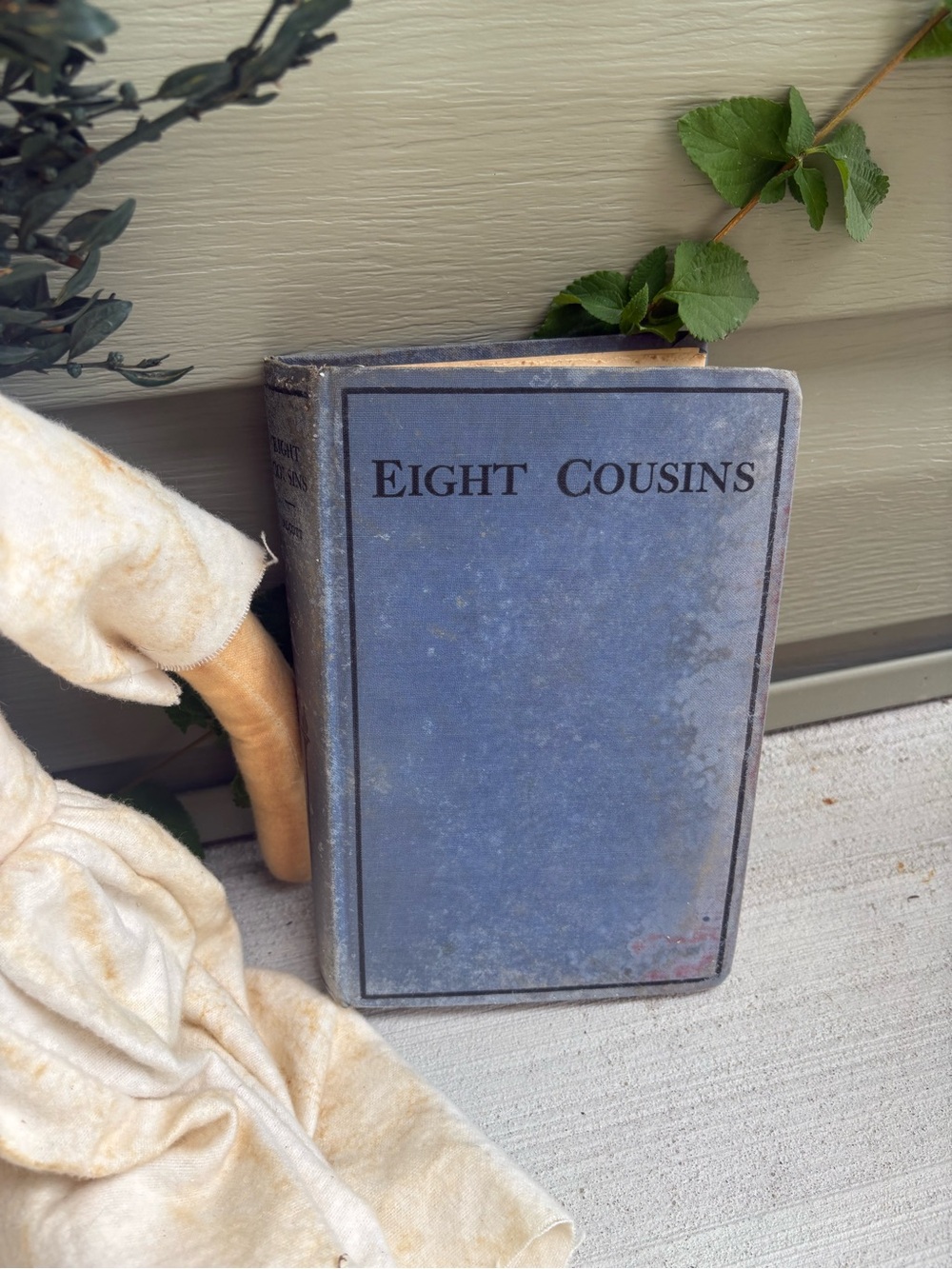 Antique Louisa May Alcott, Eight Cousins Book, 1917, Inscription Inside